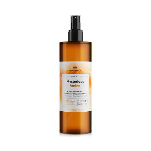 Body Mist Mysterious Amber (ambre, orchidée blanche et bois de santal)