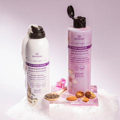 Mousse de douche soyeuse