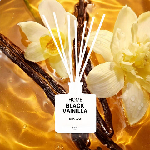 Mikado Black Vainilla (vanille et cuir)