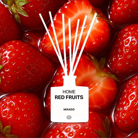 Mikado Red Fruits (mûre et fraise)