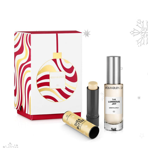 COFFRET SECRET SANTA: Parfum 144 Luminous Joy & Baume à lèvres Karité