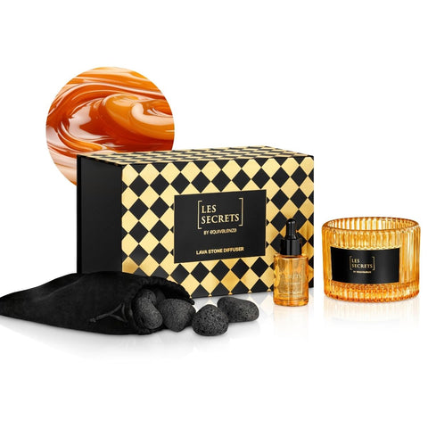 Diffuseur avec Pierres de Lave Les Secrets 729 Caramel Sublime