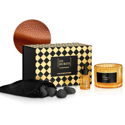 Diffuseur avec Pierres de Lave Les Secrets 383 Cuir
