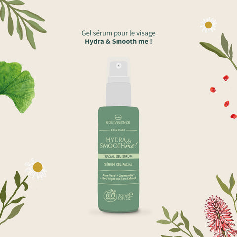 HYDRA & SMOOTH ME! Gel sérum pour le visage 30 ml